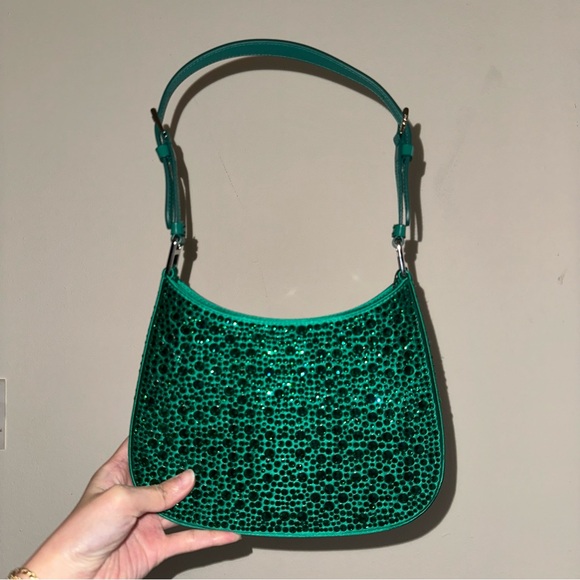 Prada mini satin cleo with crystals NWT - Picture 6 of 9